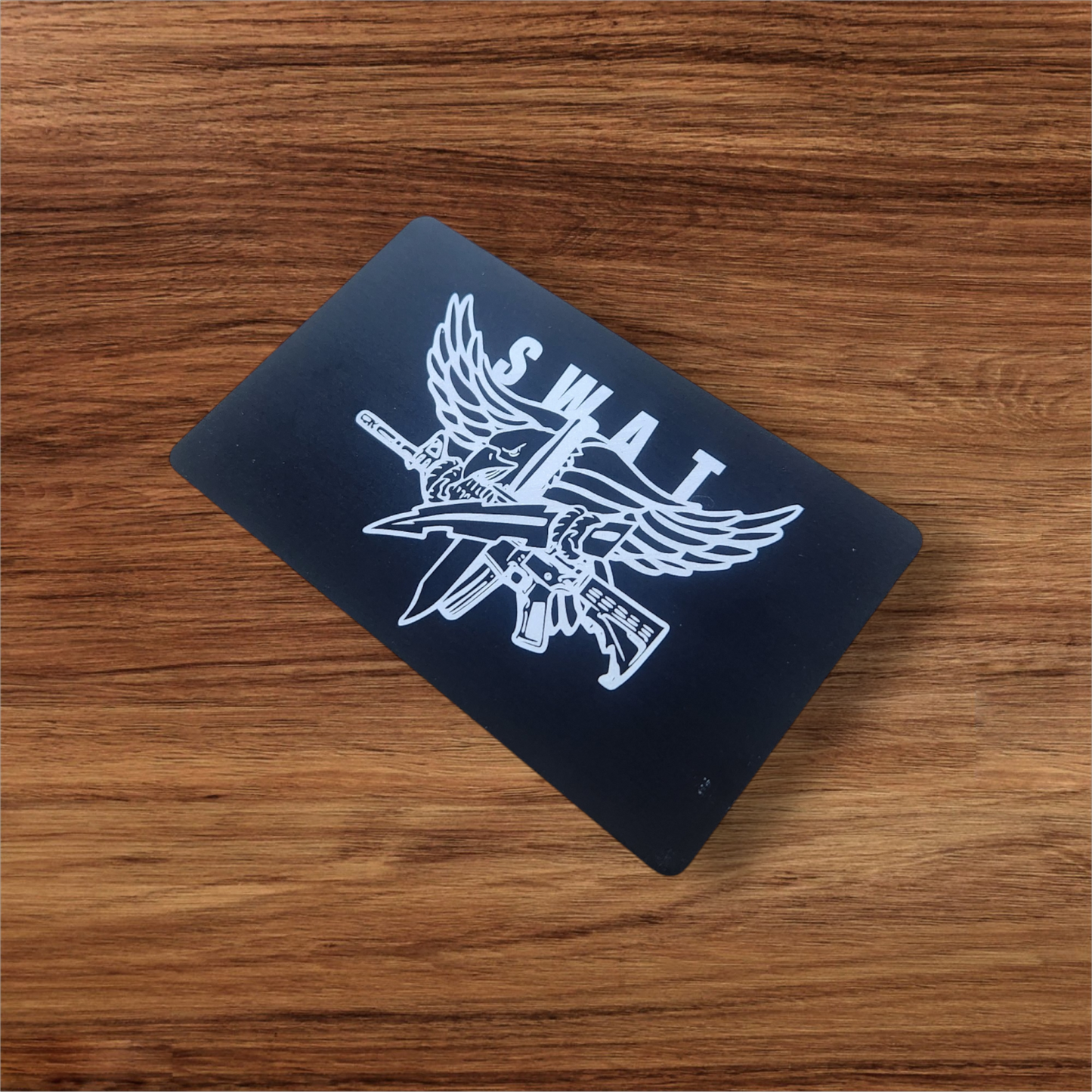 Metal Miranda Rights Cards